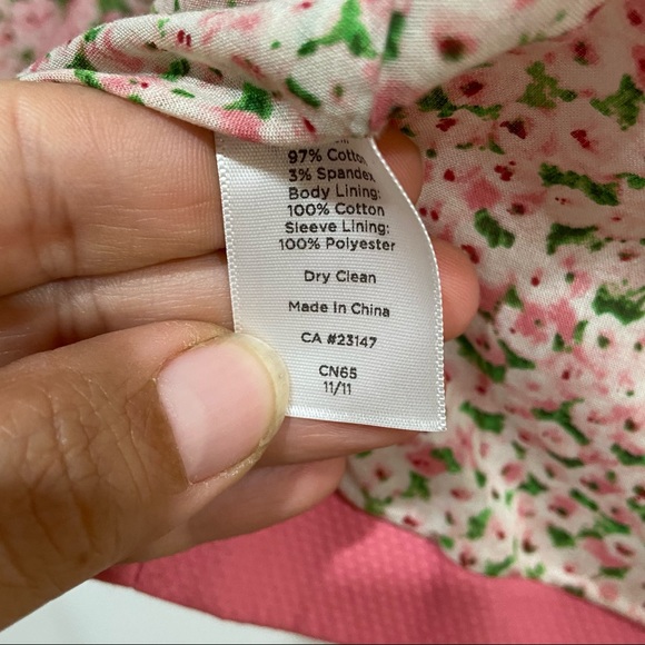 Talbot's Pink 7/8 Sleeve One Button Blazer Size 8 Petite - Picture 12 of 15